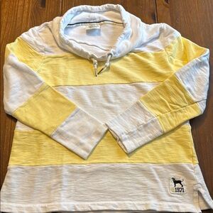 Yellow and White Striped Shirt